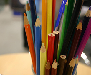 Pencils in a cup